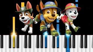 PAW Patrol Theme Song - EASY Piano Tutorial Chords - ChordU