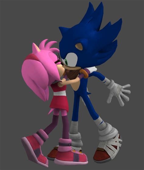 Amy Rose Kiss Sonic Boom