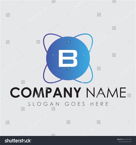 B Letter Tech Vector Logo Design Stock Vector (Royalty Free) 1677915193 ...