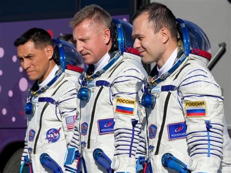 Three astronauts return to Earth after a year in space | Americas ...