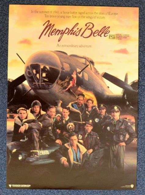 All About Movies - Memphis Belle 1990 Flyer movie poster B-17 Flying Fortress Matthew Modine