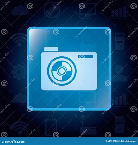 Technology and Electronic Devices Stock Illustration - Illustration of ...