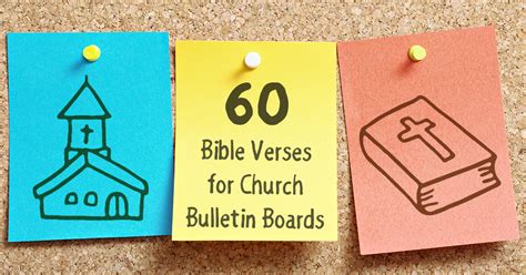 60 Bible Verses for Church Bulletin Boards