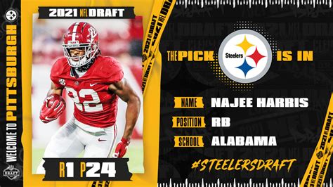 Steelers select Najee Harris in first round