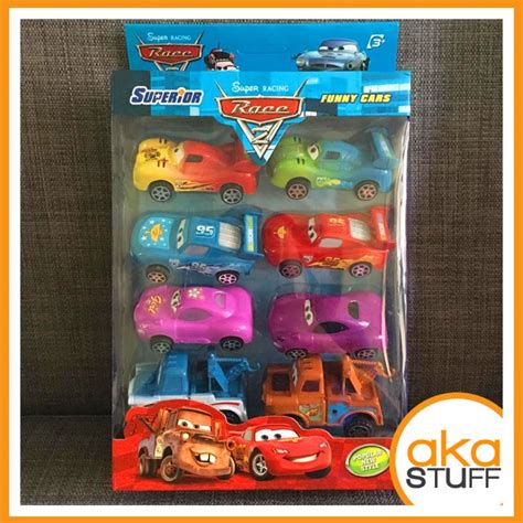 Cars Lightning Mcqueen and Friends Set, Hobbies & Toys, Toys & Games on Carousell