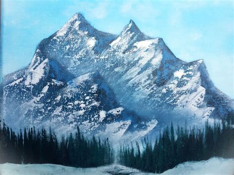 Misty Mountain Painting | Mountain paintings, Landscape art painting, Landscape paintings acrylic