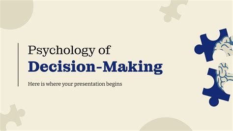 Psychology of Decision-Making Presentation