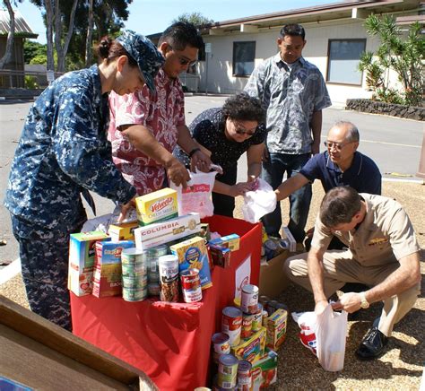 NAVFAC Pacific Personnel Pack Up the Food Drive Items | Flickr