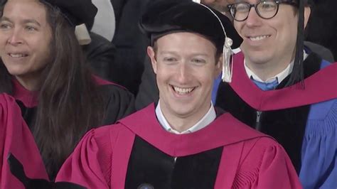 Mark Zuckerberg gets his Harvard degree after dropping out 12 years ago ...