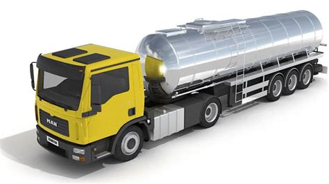 018- 3d Models-Gas Truck - 3dshopfree