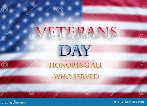 Veterans Day American flag stock illustration. Illustration of celebration - 121604895