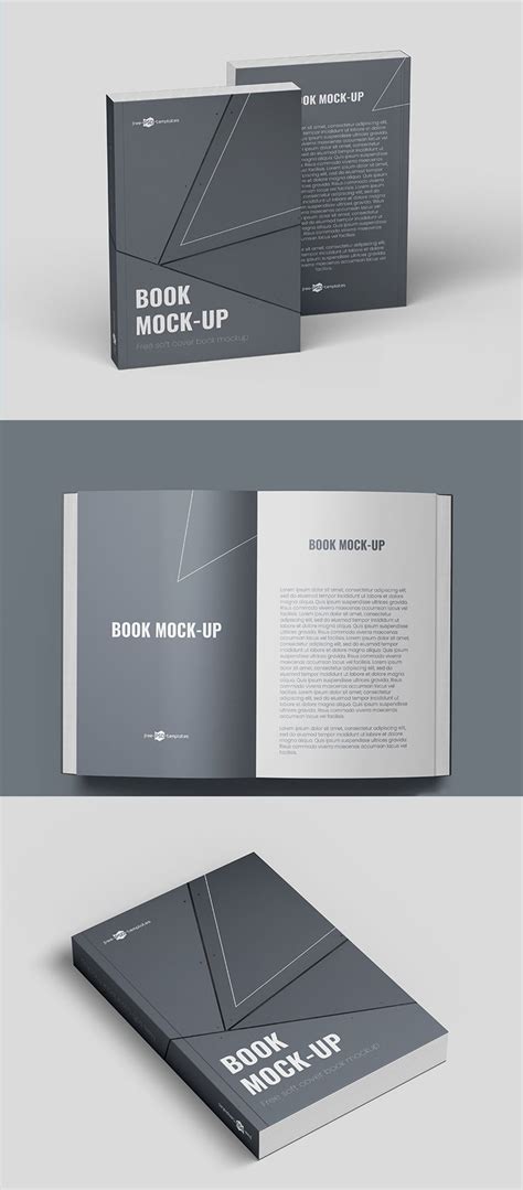 Free Softcover Book Mockup PSD | Mockuptree