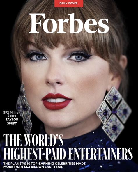 Taylor Swift Facts on Twitter: "🥇 According to @Forbes, Taylor Swift was the world’s highest ...