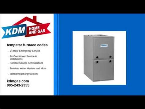 Tempstar Furnace Installation Manual