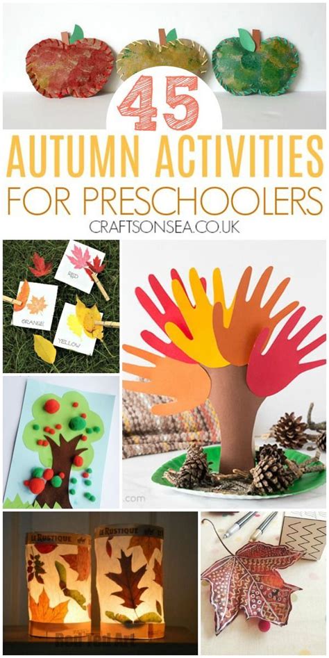 45+ Autumn Activities for Preschoolers | Autumn activities, Leaf crafts, Preschool crafts