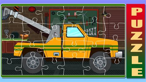 Puzzle | Tow Truck | Game for Children - YouTube