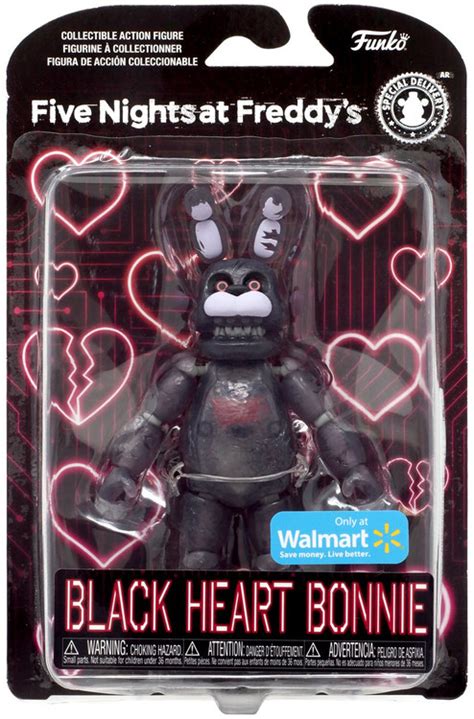 Funko Five Nights at Freddys Black Heart Bonnie Exclusive Action Figure ...