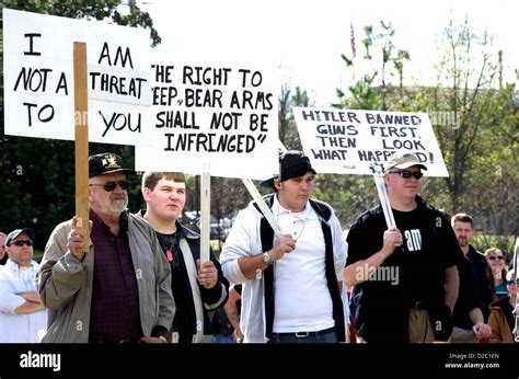 Supporters at Guns Across America rally at state capital in Montgomery ...