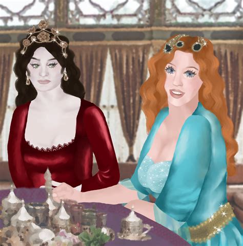 Hurrem and Mahidevran fanart by FalyriaSultan on DeviantArt