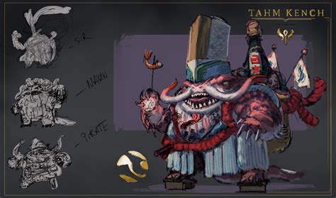 [Riot Art Contest 2017] Ryōshi-Kukku Tahm Kench [ Redesign + Splash art ...