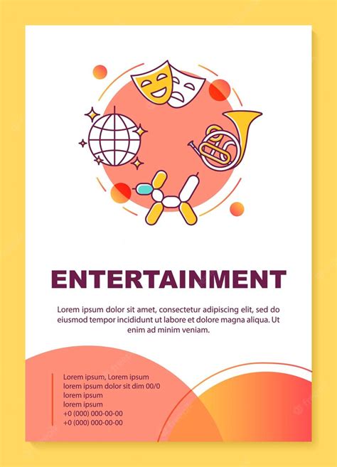 Premium Vector | Entertainment industry poster template layout. Cinema ...