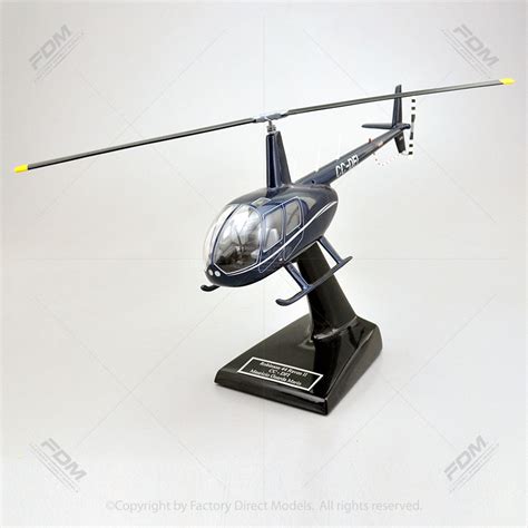 Custom-Built Robinson R44 Raven II Helicopter Model with a Detailed ...