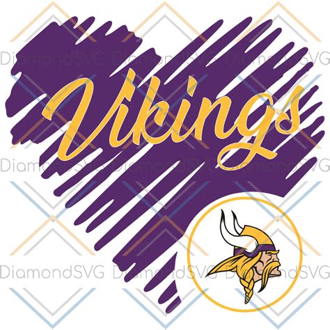 Minnesota Vikings Heart Svg Nfl Svg Football Svg Cric - vrogue.co