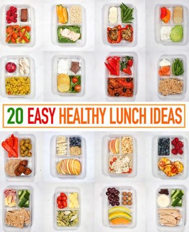 20 Healthy Packed Lunch Ideas - Recipes for Quick Lunches to Go!