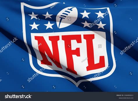 Flag Nfl Logo Nfl Professional American Stock Illustration 2266982611 ...