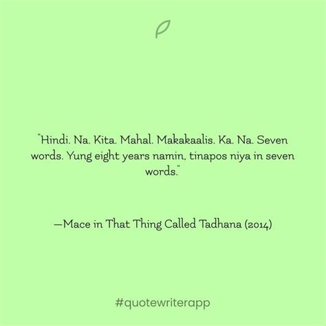 that thing called tadhana 2014 in 2024 | Writer quotes, Movie lines ...