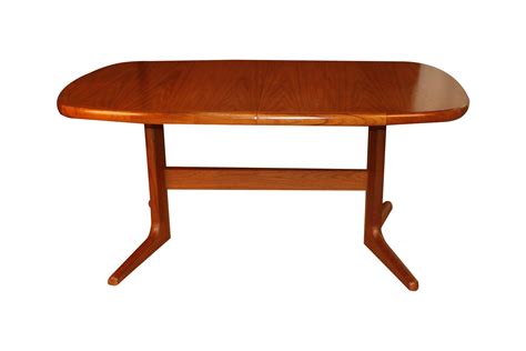 Mid Century Modern Expandable Teak Dining Table - Mary Kay's Furniture