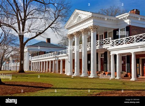 Academical Village at the University of Virginia, Charlottesville Stock Photo - Alamy