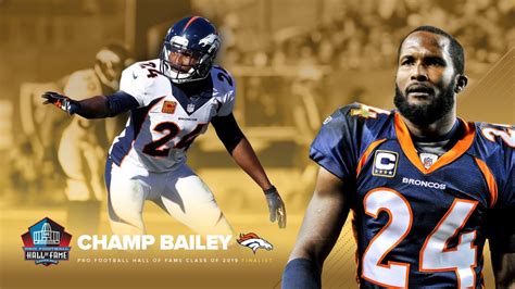 Champ Bailey headlines Modern-Era finalists with Broncos ties for Pro Football Hall of Fame's ...