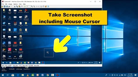 How to Capture the Mouse Cursor in a Screenshot on Windows 10 PC - YouTube