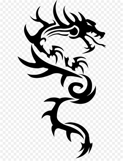 Free Dragon Silhouette Tattoo, Download Free Dragon Silhouette Tattoo png images, Free ClipArts ...