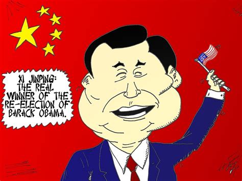 "Xi Jinping political cartoon" by Binary-Options | Redbubble