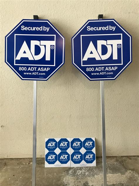 Seriously! 48+ Hidden Facts of Adt Security Sign For Sale? Home security sign and stickers plus ...