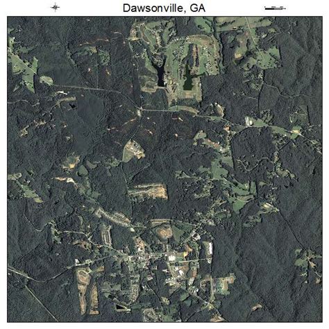 Aerial Photography Map of Dawsonville, GA Georgia