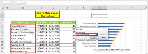 create gantt chart from pivot table in excel Gantt excel chart make step create projects ...