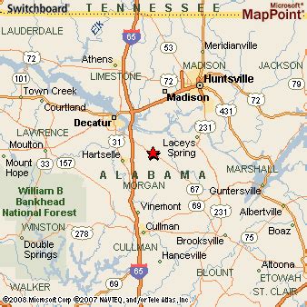 Somerville, Alabama Area Map & More