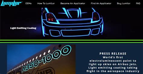 Home of LumiLor electroluminescent paint. Also known as Light Emitting Coating (LEC) or EL paint ...