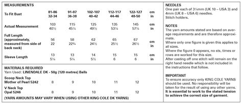 King Cole Linendale DK Knitting Pattern - Ladies Tops 5987