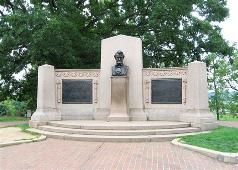 Lincoln's Gettysburg Address Memorial in the National Cemetery