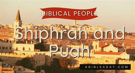 Biblical People: Shiphrah and Puah | Women in the Bible