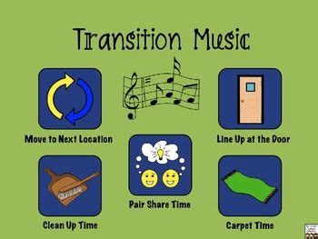 Transition Music for the Classroom: Pre-Made & Editable Templates | Music classroom, Classroom ...