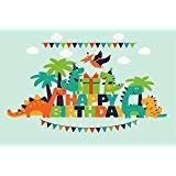 Buy LFEEY5x3ft Cartoon Dinosaur Kids Happy Birthday Backdrop for ...