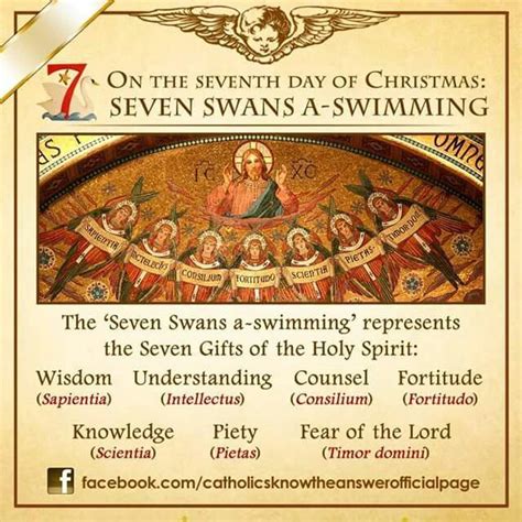 On the seventh day of Christmas | Catholic prayers, Catholic, Catholic ...