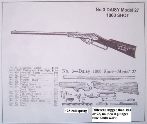 Daisy bb gun parts diagram