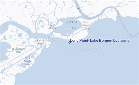 Long Point, Lake Borgne, Louisiana Tide Station Location Guide