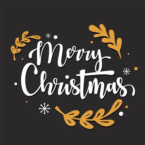 Merry Christmas typography design 1558679 Vector Art at Vecteezy